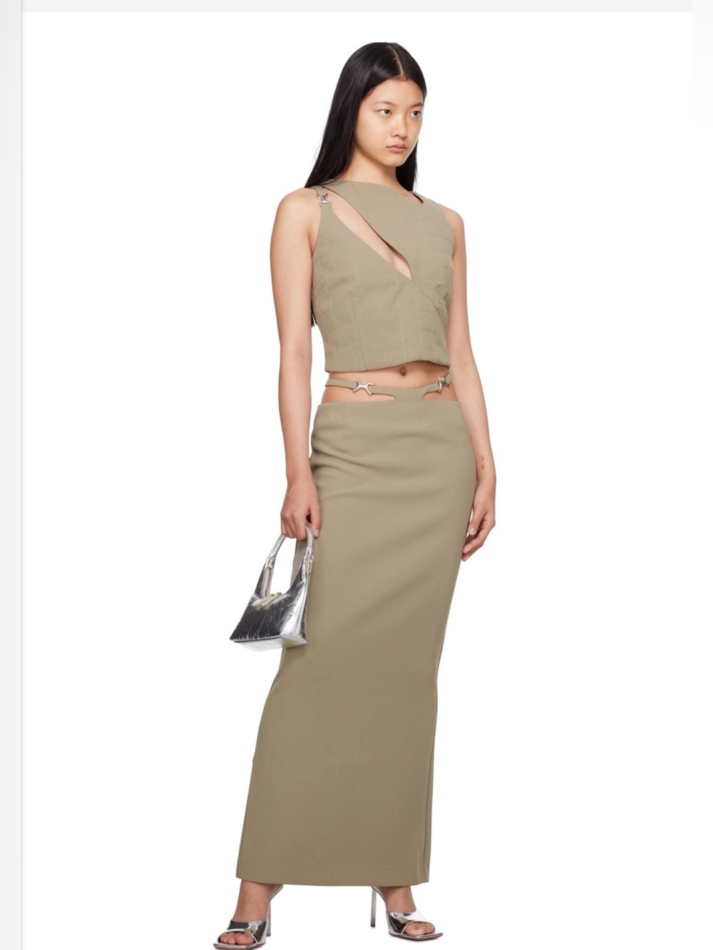 Paris Georgia Cutout Maxi Skirt r13 Khaite Christopher esrber